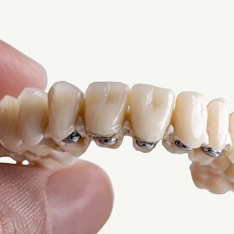 Dental bridge prosthetic used to replace missing teeth at Riverfront Dental in Cambridge Ontario