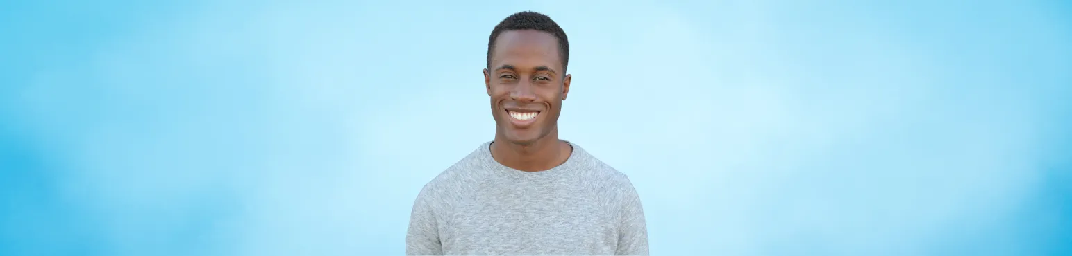 Dental Veneers Treatment at Riverfront Dental Cambridge ON Man with bright confident smile representing dental veneers treatment at Riverfront Dental in Cambridge ON